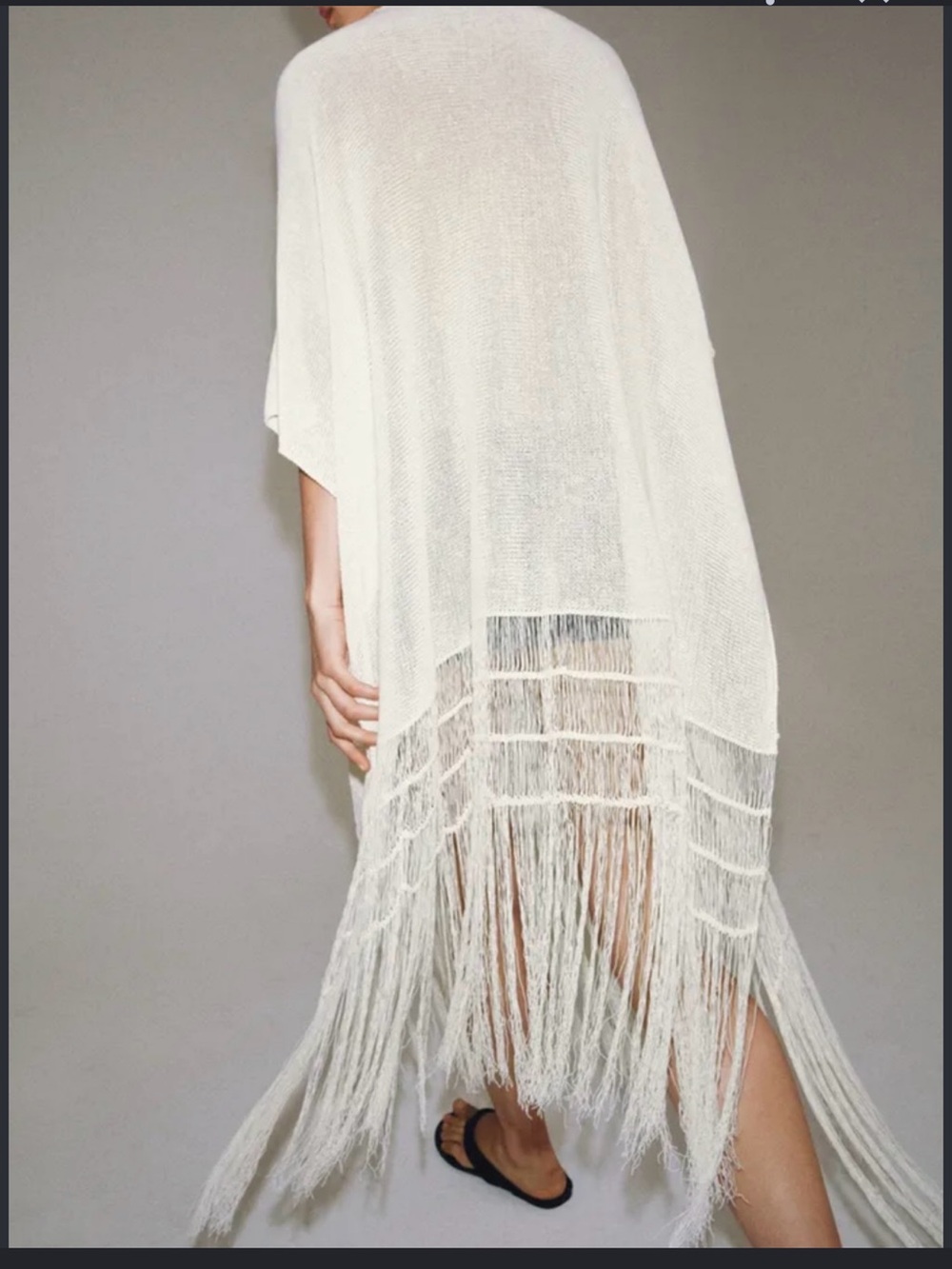 Zara fringe shirt